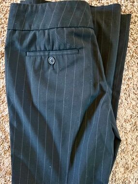 Club Monaco Black Pinstripe Dress Pants Size 0 Slim Fit